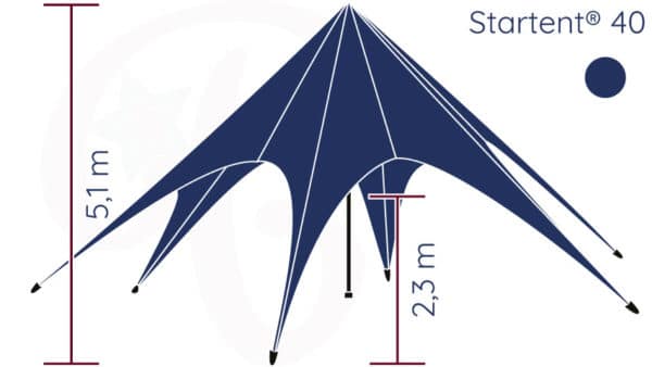 Startent® 40 Set standardfarbe Hauptbild Zeichnung